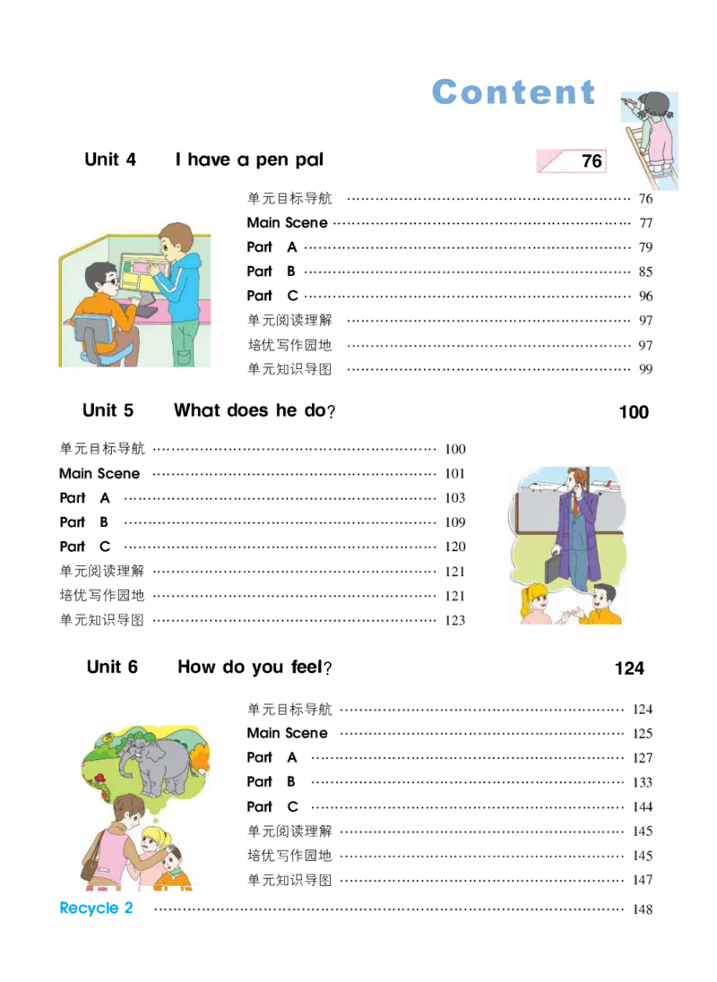 状元大课堂六年级上册英语人教PEP版正文_26春四年级上下册人教版_四上英语合集人教版PEP英语四年级上册新教材（教学视频+课件+动画+音频+练习+教案）_17练习资料_《状元导学案》