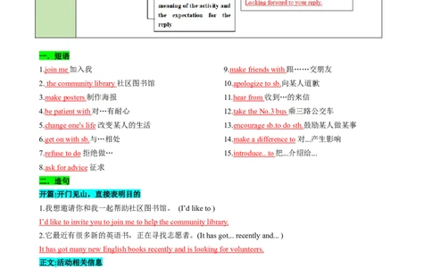 专题07书面表达之应用文（邀请函、志愿服务邀请、演讲稿）（答题模板）（解析版）_02中考总复习（2026版更新中）_03-英语-中考总复习_2025中考复习资料_2025年中考英语答题方法模板