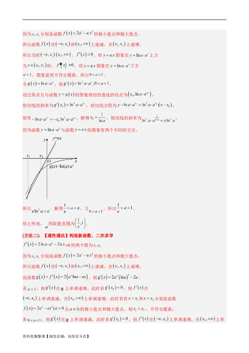 专题03导数及其应用（选填题）（解析版）_02高考数学_通用版（老高考）复习资料_2024年复习资料_完五年（2019-2023）高考真题分项汇编（全国通用）_解析版