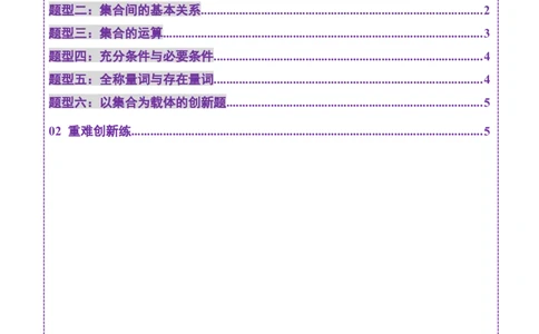 专题01集合和常用逻辑用语（练习）（原卷版）_02高考数学_2025年新高考资料_二轮复习_上好课2025年高考数学二轮复习讲练测（新高考通用）3379306