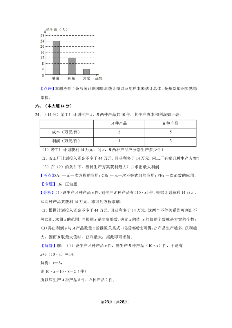 2012年贵州省黔西南州中考数学试卷（含解析版）_贵州中考_2.贵州中考数学（2008-2025）_黔西南数学12-24