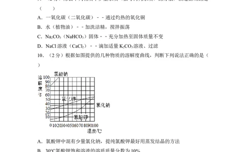2017年贵州省遵义市中考化学试卷（含解析版）_贵州中考_5.贵州中考化学（2008-2025）_遵义化学12-24