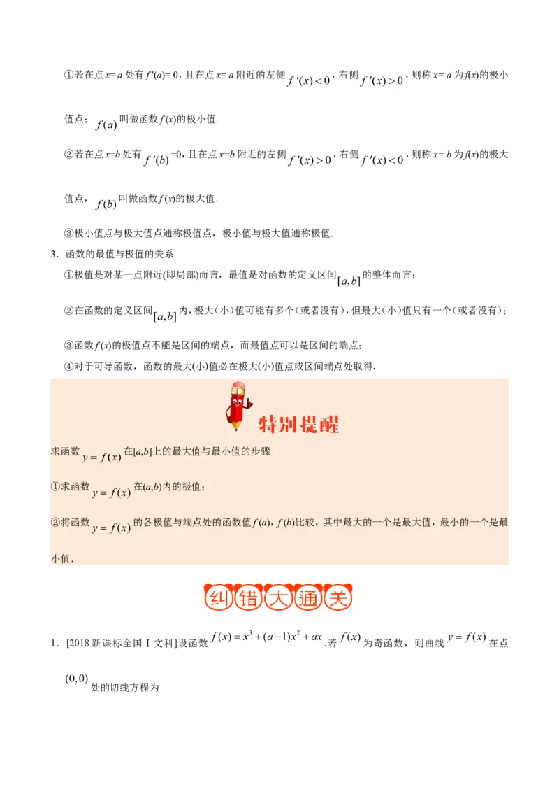 专题03导数及其应用-备战2019年高考数学（文）之纠错笔记系列（解析版）_02高考数学_新高考复习资料_2022年新高考资料_2022年一轮复习各版本_1.新高考2022年高考数学一轮复习