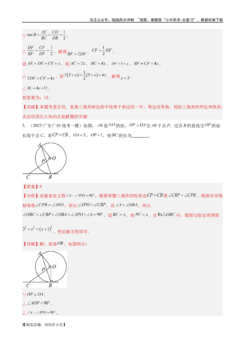 第18讲等腰三角形（练习）（解析版）_02中考总复习（2026版更新中）_02-数学-中考总复习_2024年中考复习资料_一轮复习资料_配套练习（原卷版+解析版）_教师版（含答案解析）