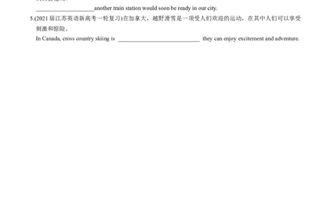 M4Unit3Tomorrow&rsquo;sWorld(练)-2022年高考英语一轮复习讲练测(新高考&bull;江苏)(原卷)_03高考英语_新高考复习资料_2022年新高考资料_2022年新高考英语一轮复习