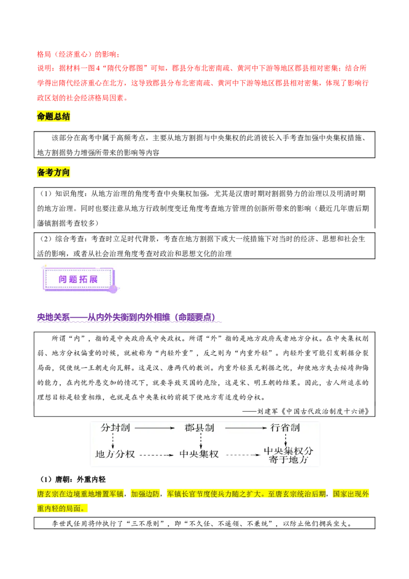 专题01经国序民&mdash;中国古代国家制度体系的建立（讲义）（解析版）_07高考历史_2025年新高考资料_二轮复习_01高考语文等多个文件