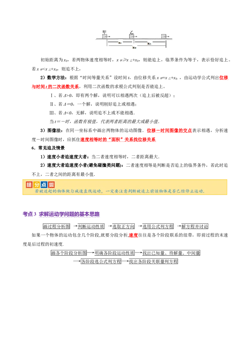 专题02力与直线运动（讲义）（原卷版）_03高考英语_2025年新高考资料_二轮复习_01高考语文等多个文件_上好课2025年高考物理二轮复习讲练测（新高考通用）