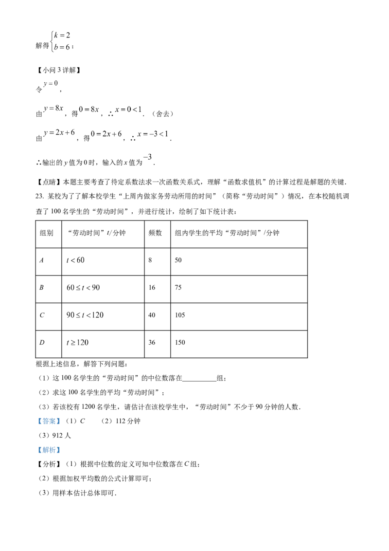 2022年陕西省中考数学真题（解析卷）_陕西_2.陕西中考数学（2008-2025）
