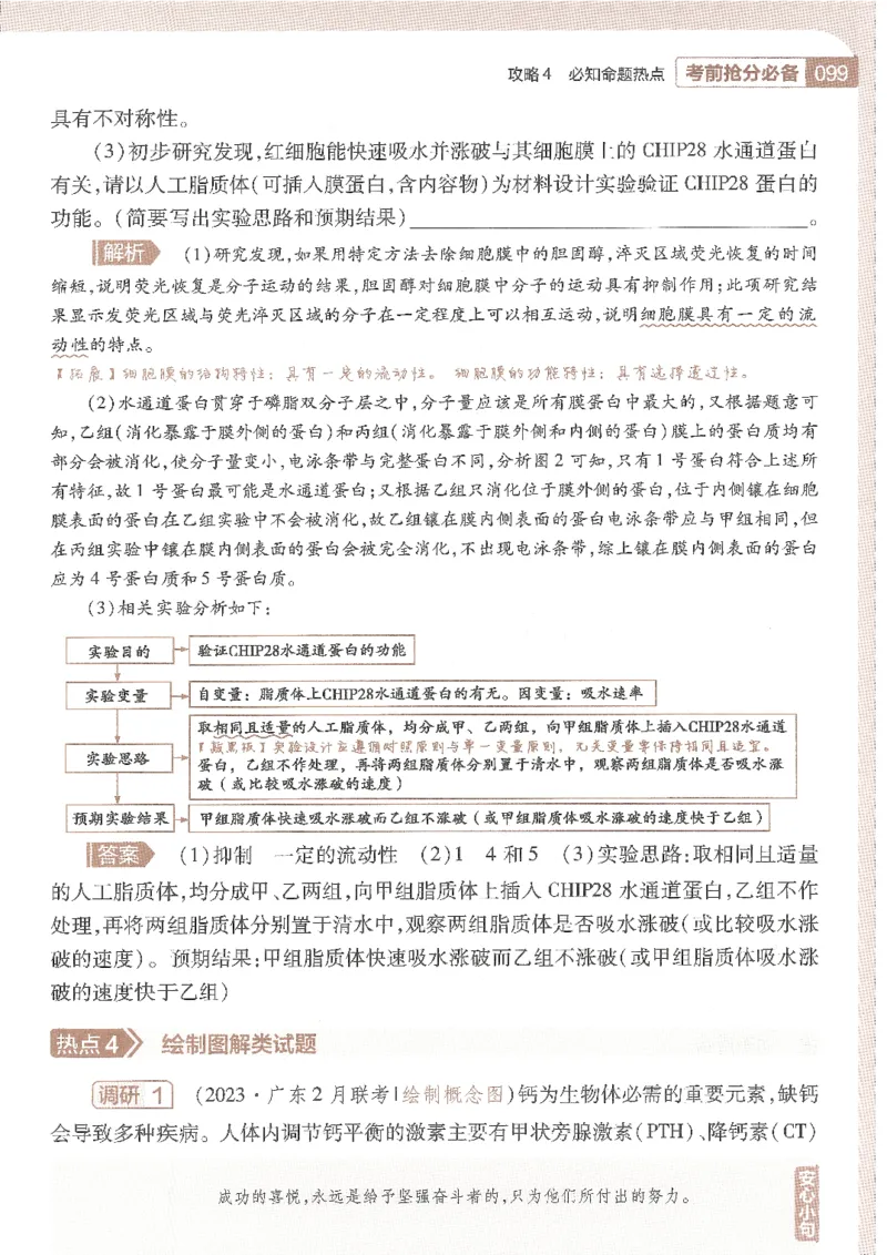 试题调研第十辑生物_2023高考押题卷_试题调研8910期考前推荐看的三期_试题调研第十期考前抢分必备_试题调研第十辑