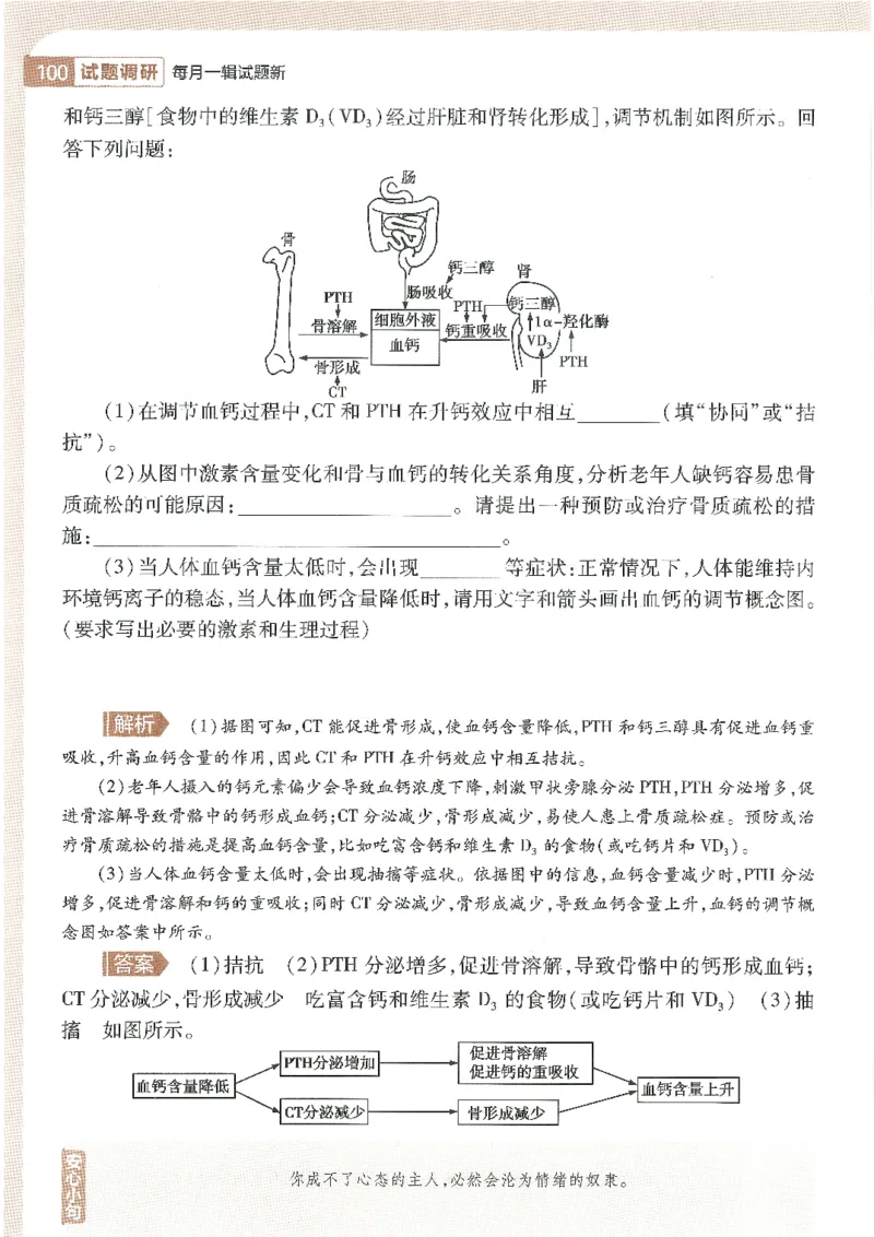 试题调研第十辑生物_2023高考押题卷_试题调研8910期考前推荐看的三期_试题调研第十期考前抢分必备_试题调研第十辑