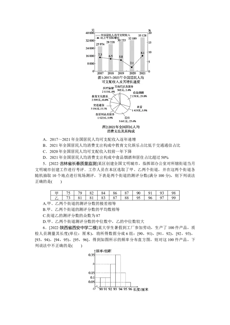 专练58　统计图表、用样本估计总体_02高考数学_通用版（老高考）复习资料_2023年复习资料_专项复习_2023《微专题&middot;小练习》&middot;数学&middot;理科&middot;L-3
