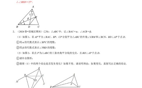 专题4.5三角形中角度计算压轴大题精选30道（必考点分类集训）（人教版）（教师版）_初中数学_八年级数学上册（人教版）_考点分类必刷题-U181