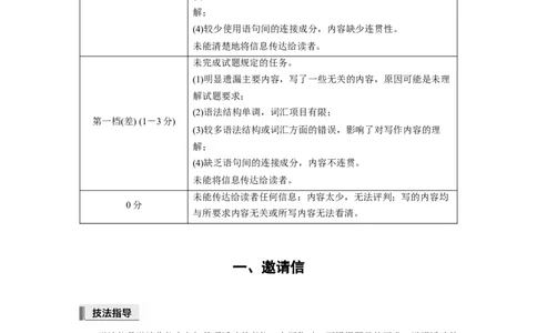 一、邀请信_03高考英语_2025年新高考资料_一轮复习_2025高考大一轮复习讲义+课件（完结）_2025高考大一轮复习英语（外研版）_2025英语大一轮复习讲义外研版配套Word版文档（教师版）