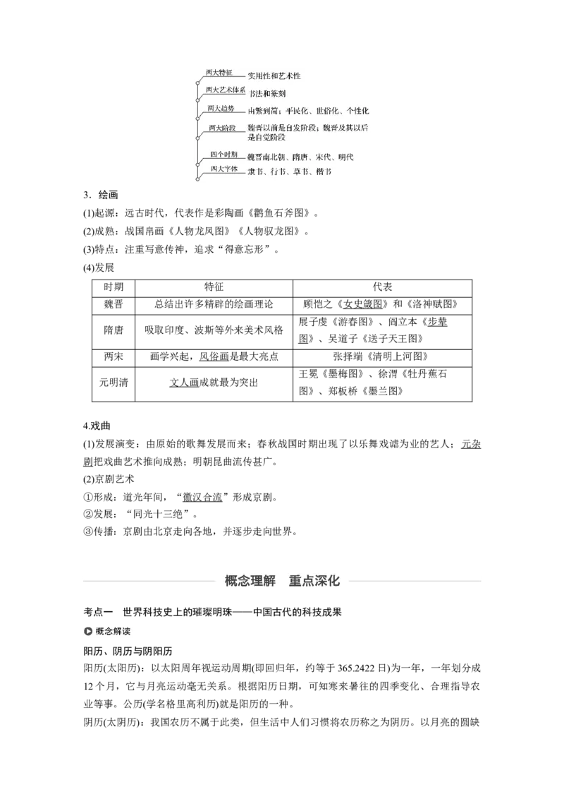 55必修3第十二单元中国传统文化主流思想的演变与科技文艺第35讲　古代中国的科学技术与文学艺术_07高考历史_通用版（老高考）复习资料_2023年复习资料_一轮+二轮_125