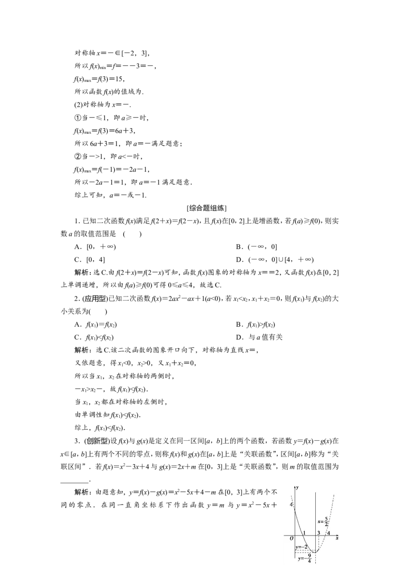 4第4讲　二次函数与幂函数　新题培优练_02高考数学_新高考复习资料_2022年新高考资料_2022年一轮复习各版本_1.新高考2022年高考数学一轮复习_2022届高考数学一轮复习讲义（新高考版）