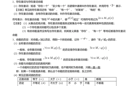 专题01集合与常用逻辑用语（原卷版）_02高考数学_新高考复习资料_2025年新高考复习_2025年高考数学一轮复习知识清单_知识必备&middot;夯基础