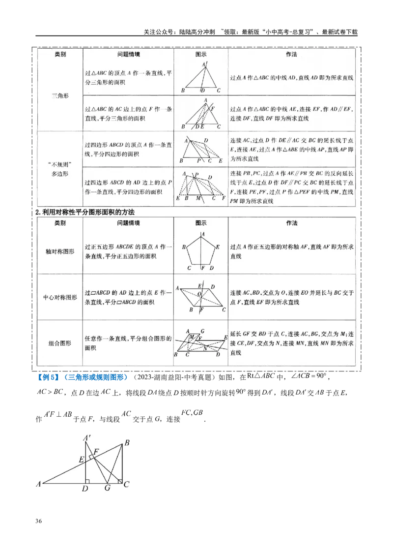 压轴题04几何综合（3题型+7类型+解题模板+技巧精讲）（解析版）_02中考总复习（2026版更新中）_02-数学-中考总复习_2024年中考复习资料_二轮复习资料_解题秘籍（含解题模板）