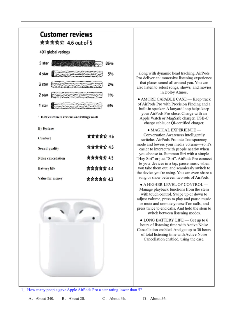 专题01阅读理解之细节理解题（练习）（原卷版）_03高考英语_新高考复习资料_2024年新高考资料_二轮复习资料_2024年高考英语二轮复习讲练测（新教材新高考）_第二部分阅读