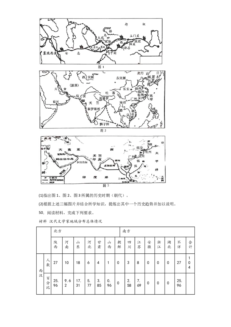 专题02大汉帝国-2023年高考历史二轮复习高频考点追踪分析与预测（全国通用）_07高考历史_通用版（老高考）复习资料_2023年复习资料