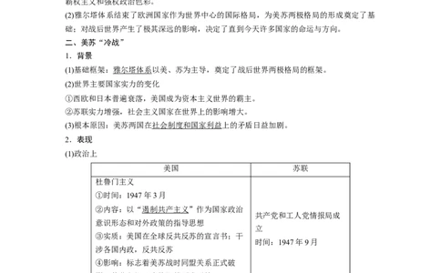 21必修1第五单元当今世界政治格局与现代中国的外交第15讲　两极格局的形成_07高考历史_通用版（老高考）复习资料_2023年复习资料_一轮+二轮_历史高三一轮复习系列_114