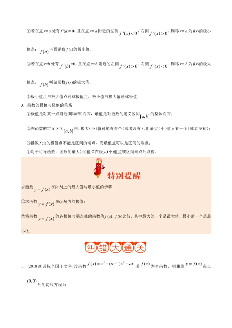 专题03导数及其应用-备战2019年高考数学（文）之纠错笔记系列（原卷版）_02高考数学_新高考复习资料_2022年新高考资料_2022年一轮复习各版本_1.新高考2022年高考数学一轮复习_原卷版_52