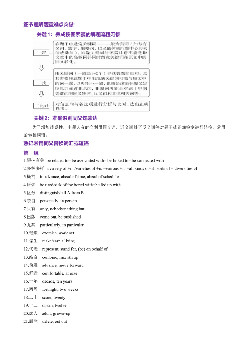 专题01阅读理解之细节理解题（讲义）（解析版）_02高考数学_2025年新高考资料_二轮复习_01高考语文等多个文件_上好课2025年高考英语二轮复习讲练测（新高考通用）