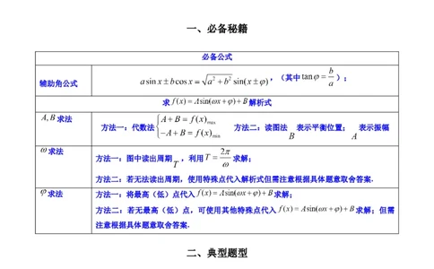 专题01三角函数的图象与性质(典型题型归类训练)（解析版）_02高考数学_新高考复习资料_2024年新高考资料_专项复习资料_三角函数、平面向量及解三角形_教师版（含答案解析）