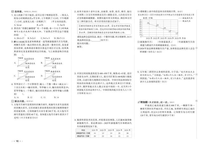 26春好卷五年级数学下（SJ版）_数学《好卷》苏教26春抢先版