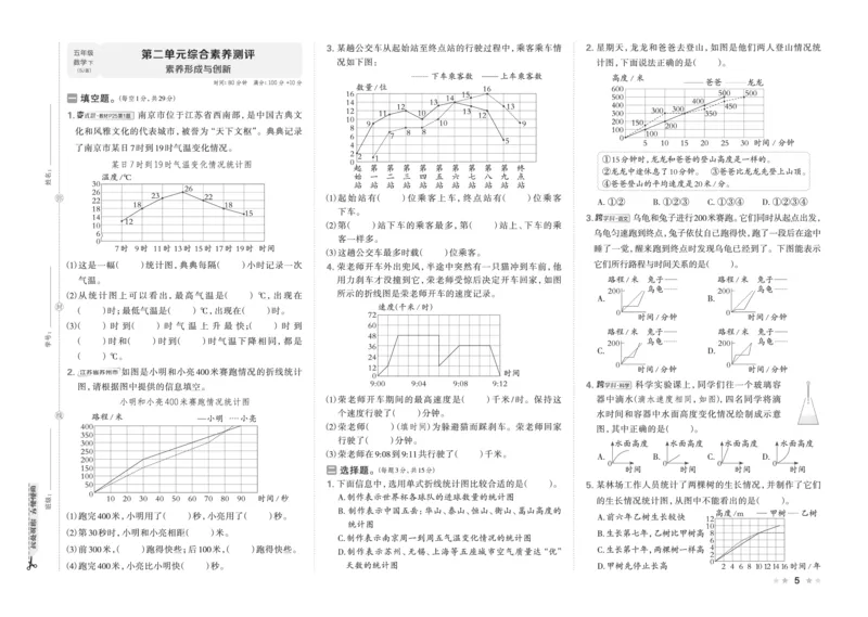 26春好卷五年级数学下（SJ版）_数学《好卷》苏教26春抢先版