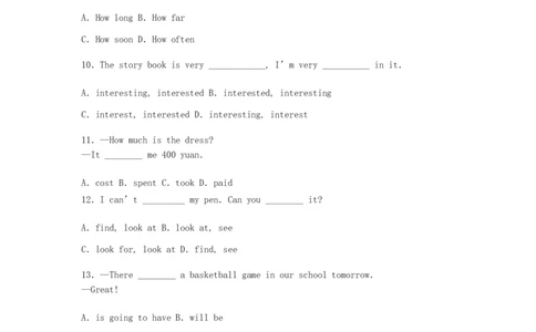 2019年贵州省铜仁市英语试卷及答案_贵州中考_3.贵州中考英语（2008-2025）_铜仁英语12-24