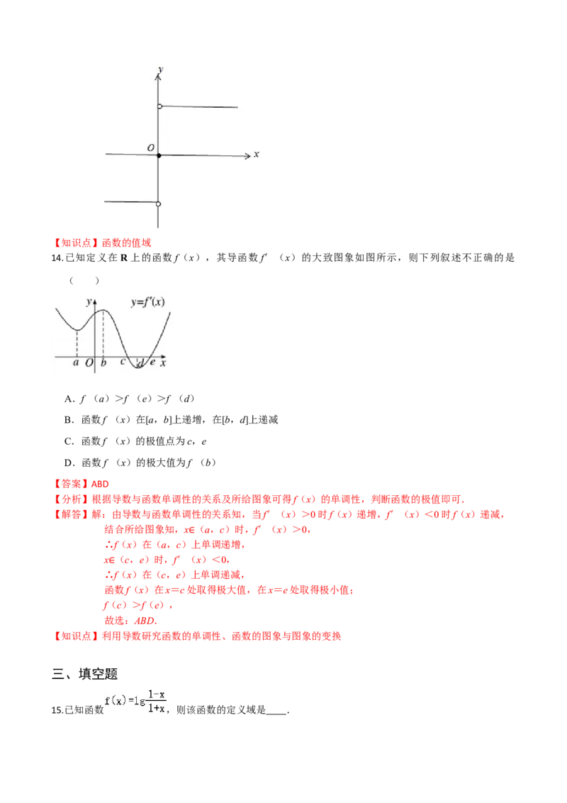 专题03函数及其表示方法-2022年高考数学一轮复习小题多维练（新高考版）（解析版）_02高考数学_新高考复习资料_2022年新高考资料