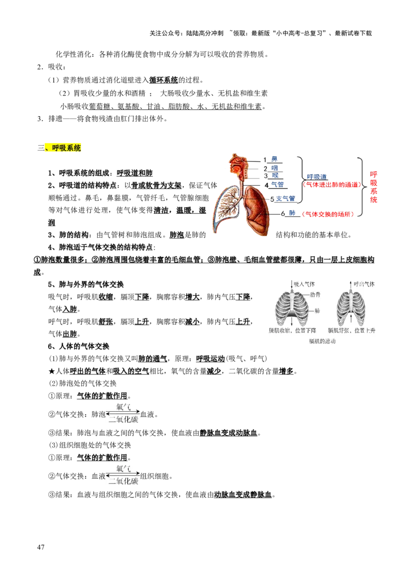时事热点（讲练）（原卷版）_02中考总复习（2026版更新中）_08-生物-中考总复习_2025中考复习资料_2025中考二轮课件ppt+讲义+练习生物_测试