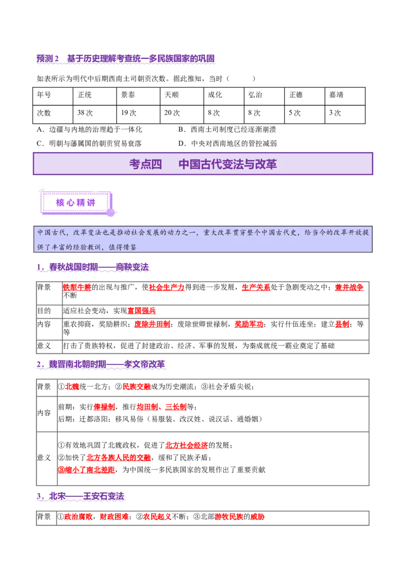 专题02济世经邦&mdash;&mdash;中国古代国家的社会治理体系（讲义）（原卷版）_07高考历史_2025年新高考资料_二轮复习_上好课2025年高考历史二轮复习讲练测（新高考通用）3379861