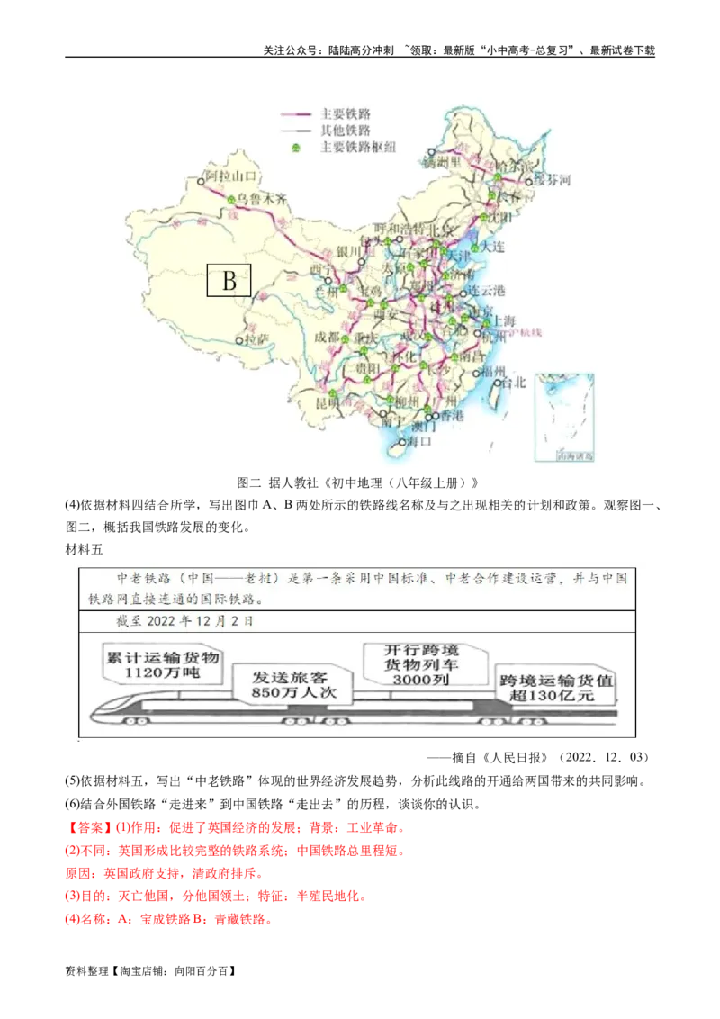 第20课联合国与世界贸易组织（解析版）_02中考总复习（2026版更新中）_06-历史-中考总复习_2024年中考复习资料_专项复习资料_完三年（2021-2023）中考历史真题分项汇编（全国通用）