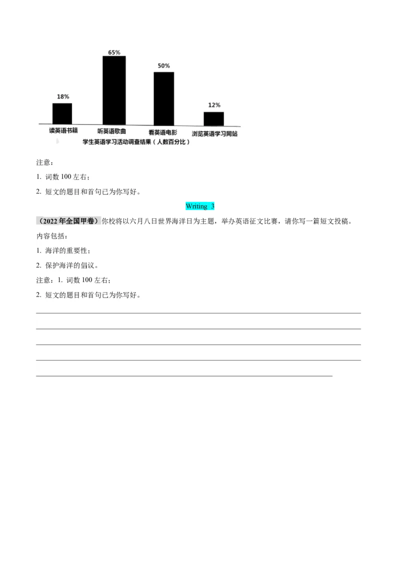 专题02投稿征文（原卷版）_02高考数学_2025年新高考资料_二轮复习_01高考语文等多个文件_高分&middot;技能2025年高考英语写作常考题型全面突破