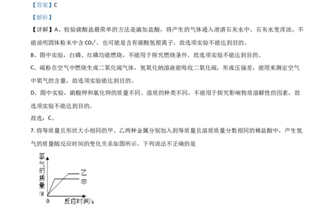 2018年陕西省中考化学真题（副卷）（解析卷）_陕西_5.陕西中考化学（2008-2025）
