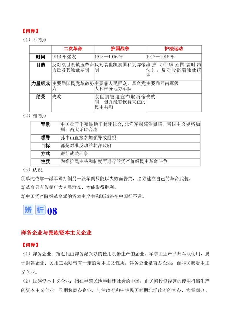 专题04++晚清到民国初期：内忧外患与救亡道路的尝试+-2025年高考历史一轮复习知识清单_07高考历史_2025年新高考资料_一轮复习_2025年高考历史一轮复习知识清单（完结）