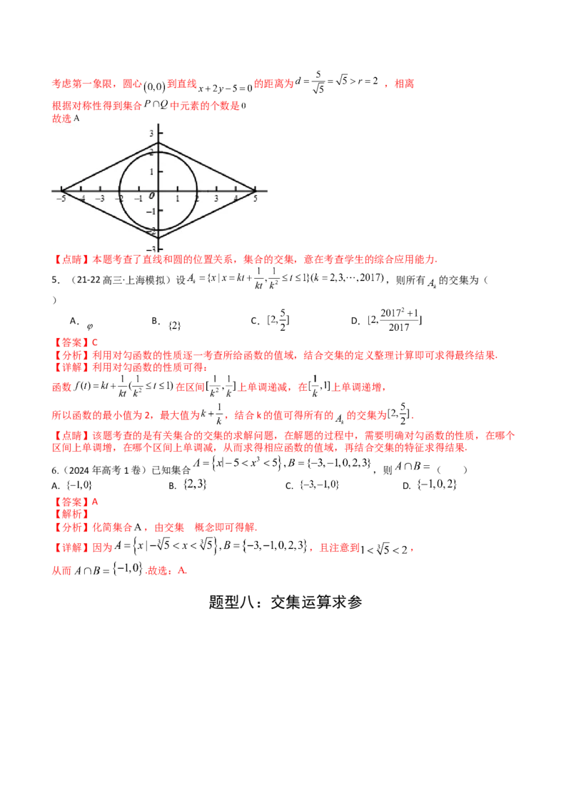 专题01集合综合归类（解析版）_02高考数学_2025年新高考资料_一轮复习_上好课2025年高考数学一轮复习知识清单3246850_题型必备&middot;冲高分