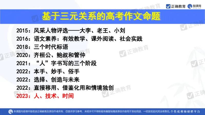语文---西工大附中孔令元《紧扣难点注重衔接夯实素养&mdash;&mdash;2024高考语文二轮复习备考策略》4.1_2024高考押题卷_152024其他平台全系列_2024《高考考前预测分析》_全国卷