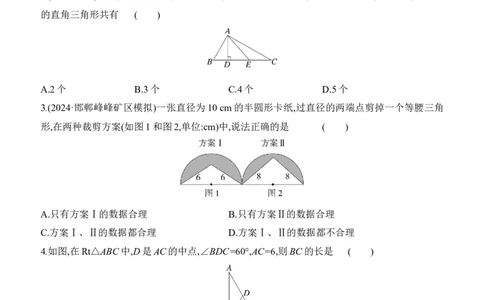 第20课时　等腰三角形与直角三角形2025年中考数学一轮专题复习强化练习（含答案）_02中考总复习（2026版更新中）_02-数学-中考总复习_2025中考复习资料