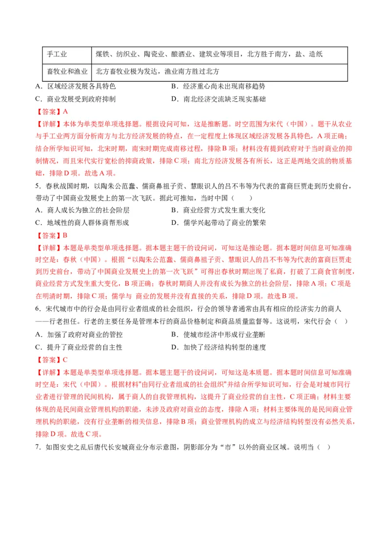 专题02古代中国的经济与社会生活（讲义）（解析版）_07高考历史_2024年新高考资料_2.2024二轮复习_2024年高考历史二轮复习讲练测（新教材新高考）