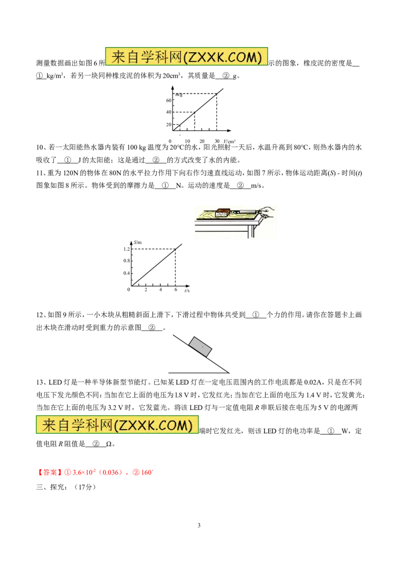 2015年贵州省安顺市中考真题精品解析物理（安顺卷）精编word版（原卷版）_贵州中考_4.贵州中考物理（2008-2025）_安顺物理14-24