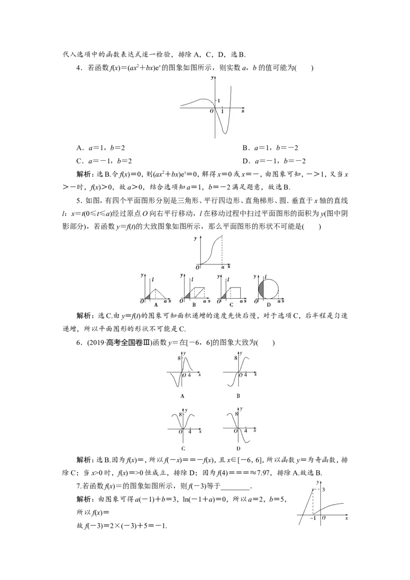 7第7讲　函数的图象　新题培优练_02高考数学_新高考复习资料_2022年新高考资料_2022年一轮复习各版本_1.新高考2022年高考数学一轮复习_2022届高考数学一轮复习讲义（新高考版）