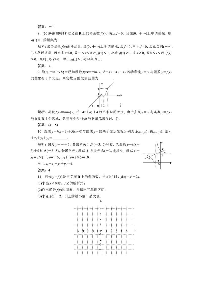 7第7讲　函数的图象　新题培优练_02高考数学_新高考复习资料_2022年新高考资料_2022年一轮复习各版本_1.新高考2022年高考数学一轮复习_2022届高考数学一轮复习讲义（新高考版）