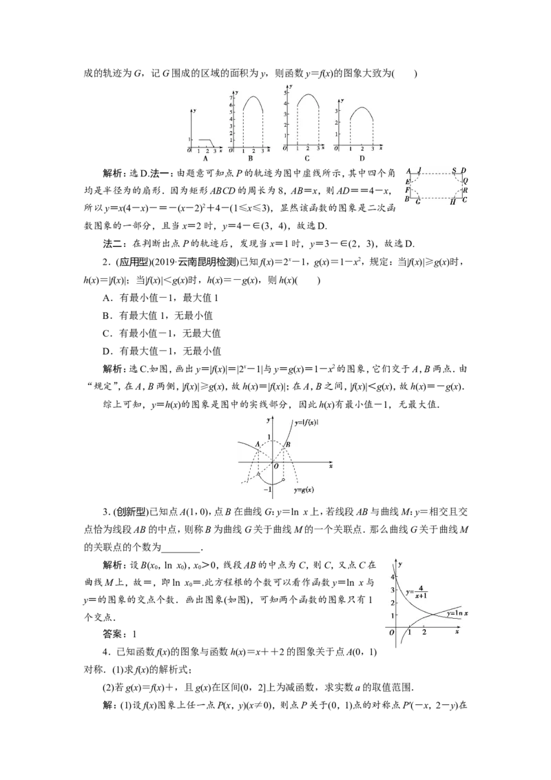 7第7讲　函数的图象　新题培优练_02高考数学_新高考复习资料_2022年新高考资料_2022年一轮复习各版本_1.新高考2022年高考数学一轮复习_2022届高考数学一轮复习讲义（新高考版）