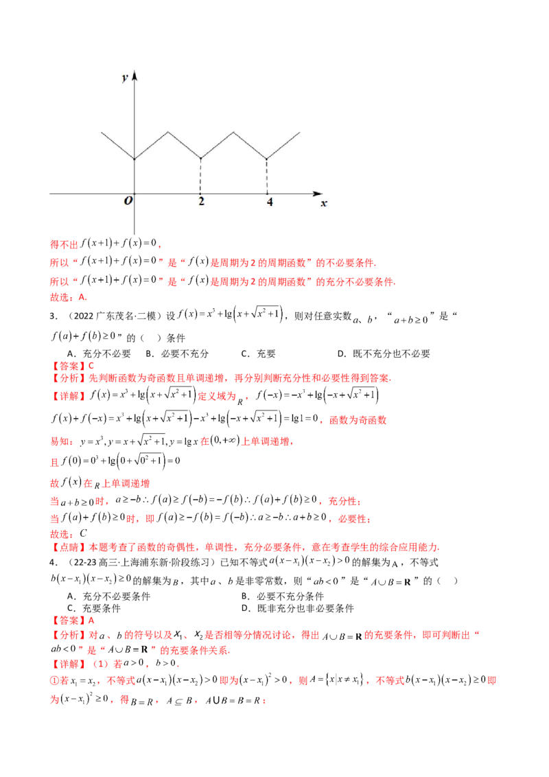 专题02常用逻辑用语归类（解析版）_02高考数学_2025年新高考资料_一轮复习_上好课2025年高考数学一轮复习知识清单3246850_题型必备&middot;冲高分