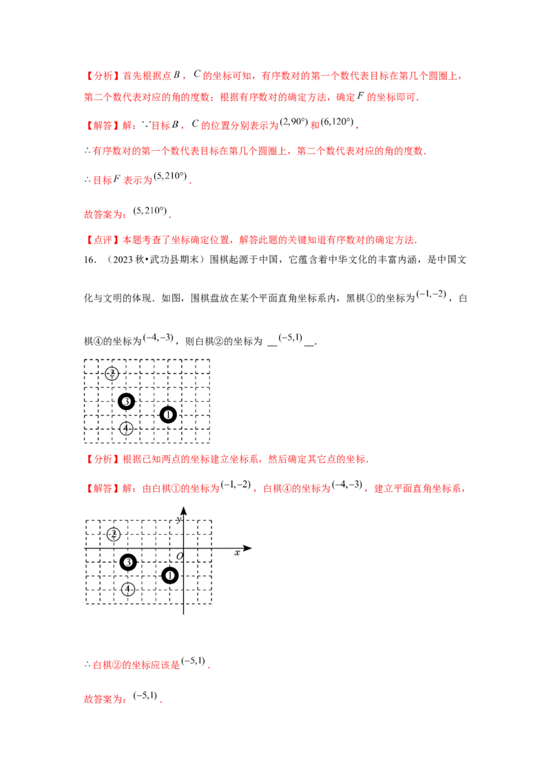 第05讲平面直角坐标系（6个知识点+6种题型+强化训练）（教师版）_初中数学_七年级数学下册（人教版）_常见题型通关讲解练-V3