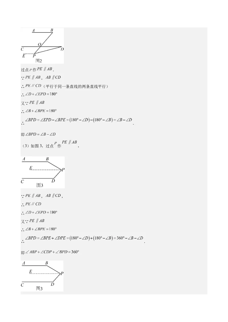 专题5.3解题技巧专题：平行线中有关拐点问题之四大考点(教师版)_初中数学_七年级数学下册（人教版）_重难点专题提优-V8