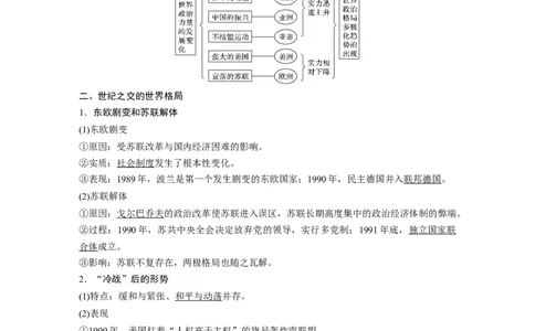 22必修1第五单元当今世界政治格局与现代中国的外交第16讲　世界多极化趋势的出现和世纪之交的世界格局_07高考历史_通用版（老高考）复习资料_2023年复习资料_一轮+二轮_174