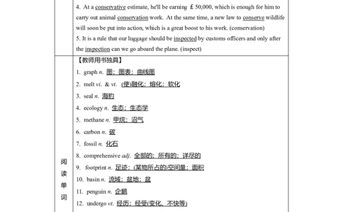 Unit3EnvironmentalProtection教案_03高考英语_新高考复习资料_2022年新高考资料_2022年新高考英语一轮复习_2022届一轮复习（人教版）讲练结合7.23更新_选择性必修三Unit3EnvironmentalProtection